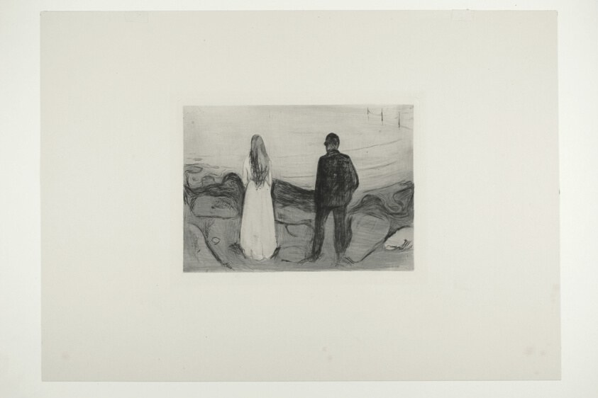 Two Human Beings. The Lonely Ones