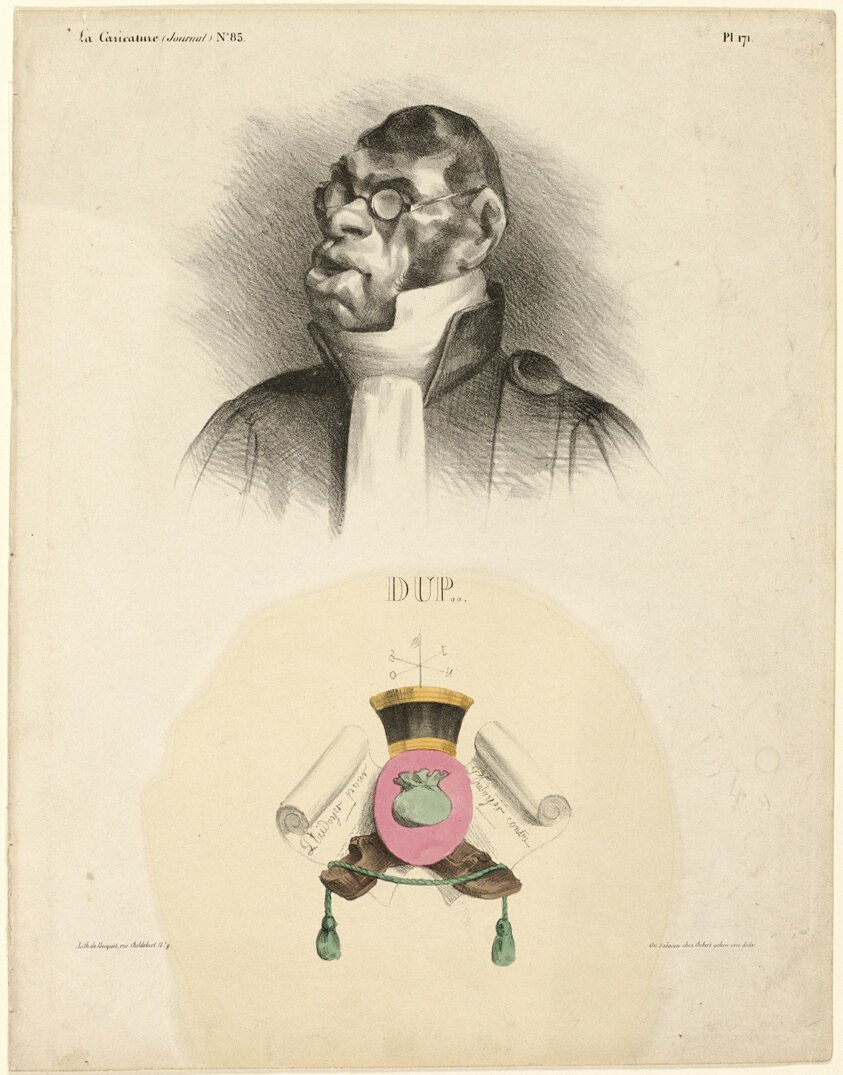 DUP..., plate 171 from Célébrités de la Caricature