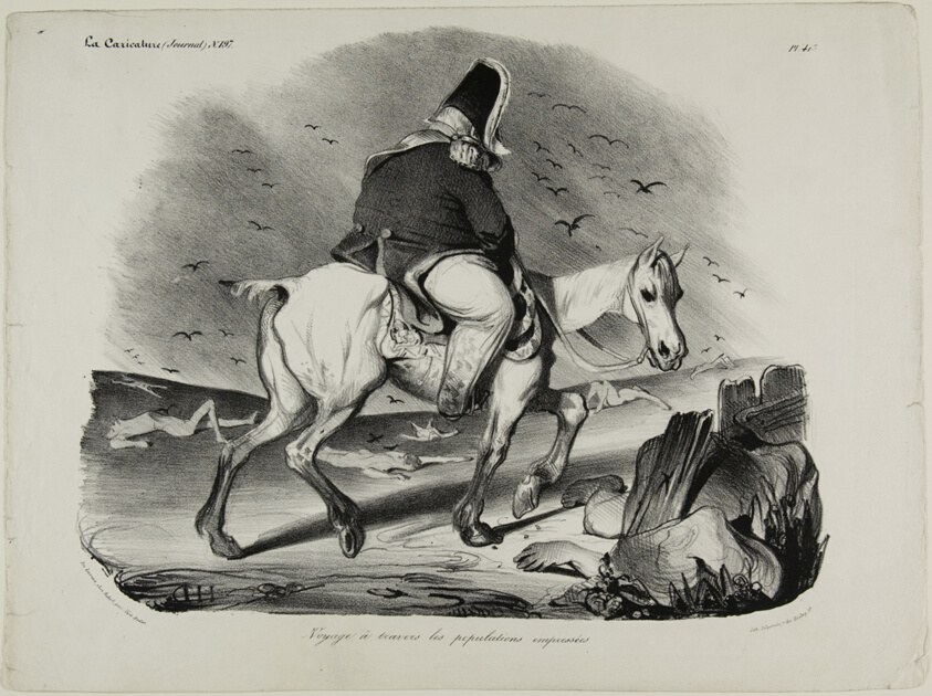 Travel across the attentive population, plate 413