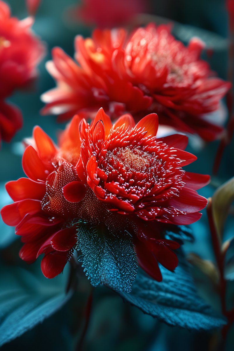 Garden and the Chrysanthemums