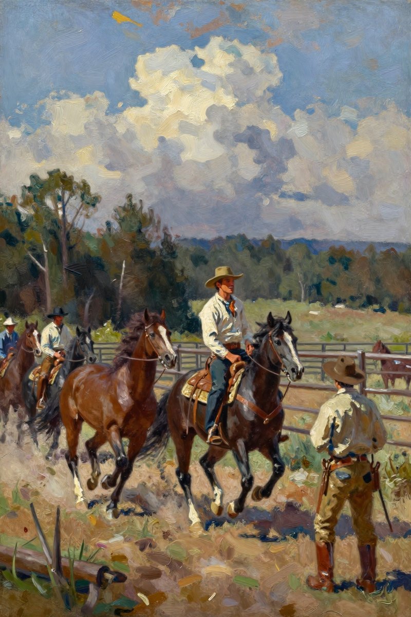 VIII. THE BREAKER OF WILD MUSTANGS