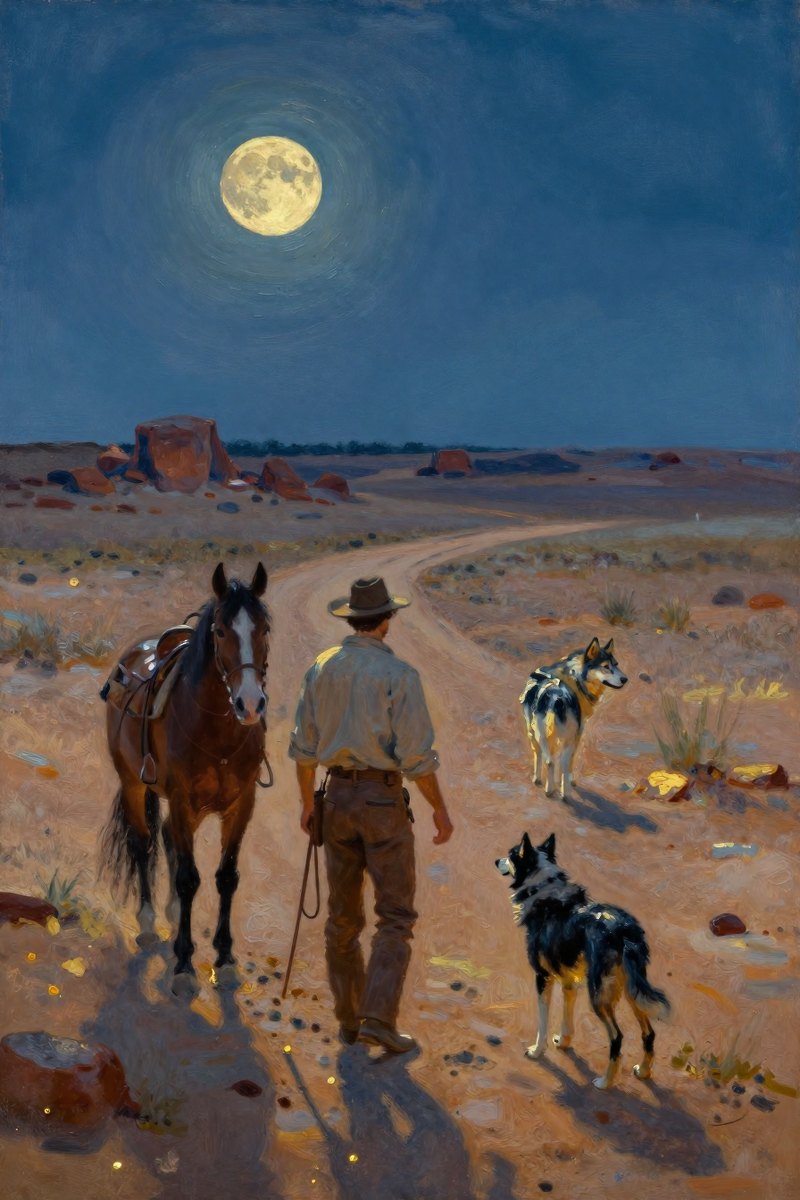 XV. DESERT NIGHT
