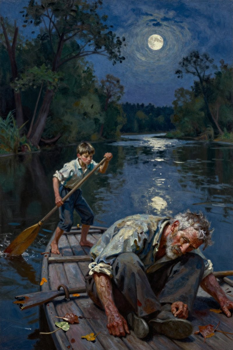 CHAPTER XV. Huck Loses the Raft.—In the Fog.—Huck Finds the Raft.—Trash.